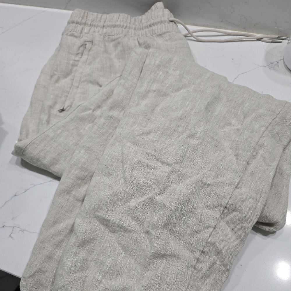 Athleta Womens's Light Beige Joggers